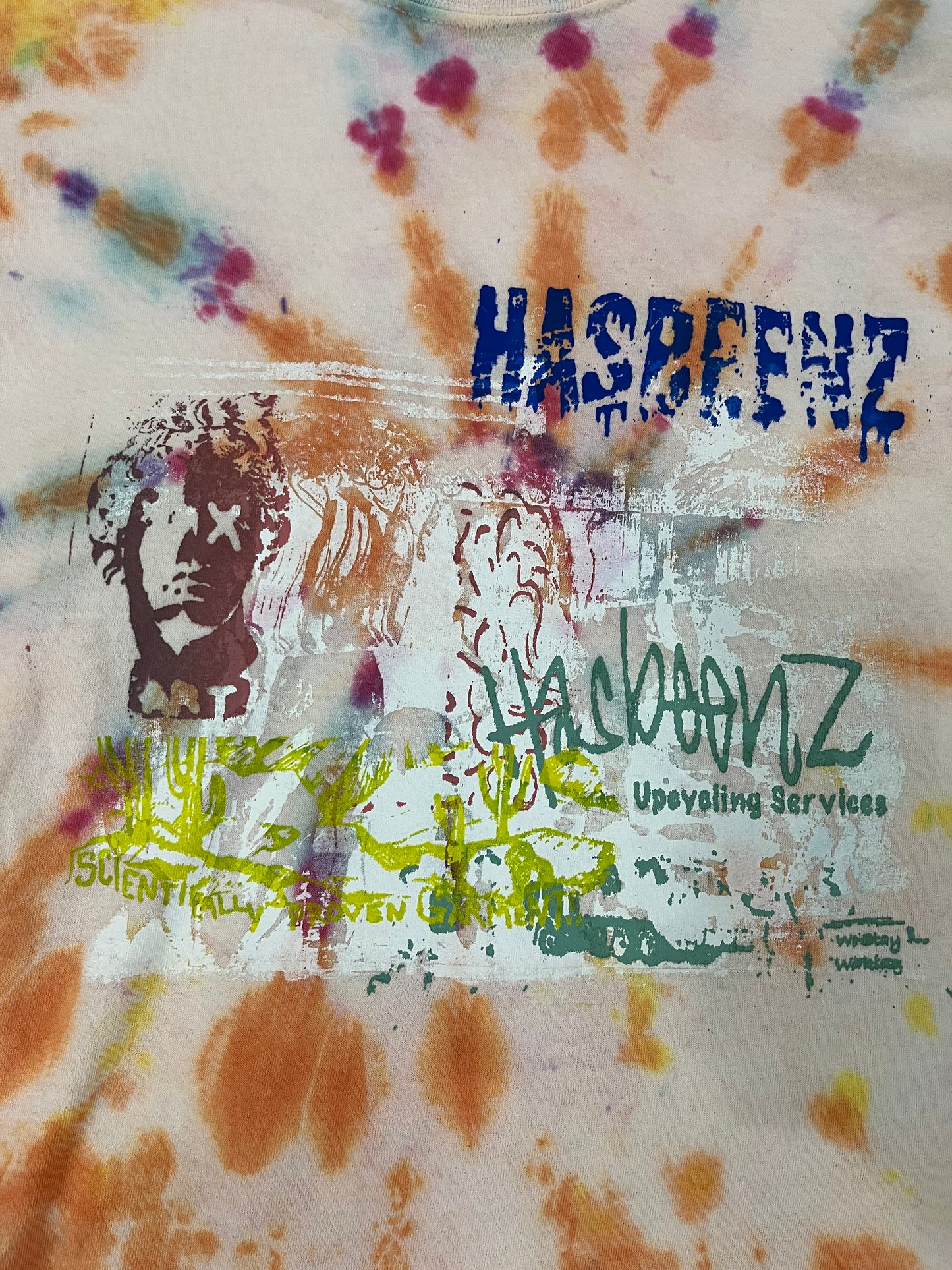 Hasbeenz Upcycled TyeDye Tee