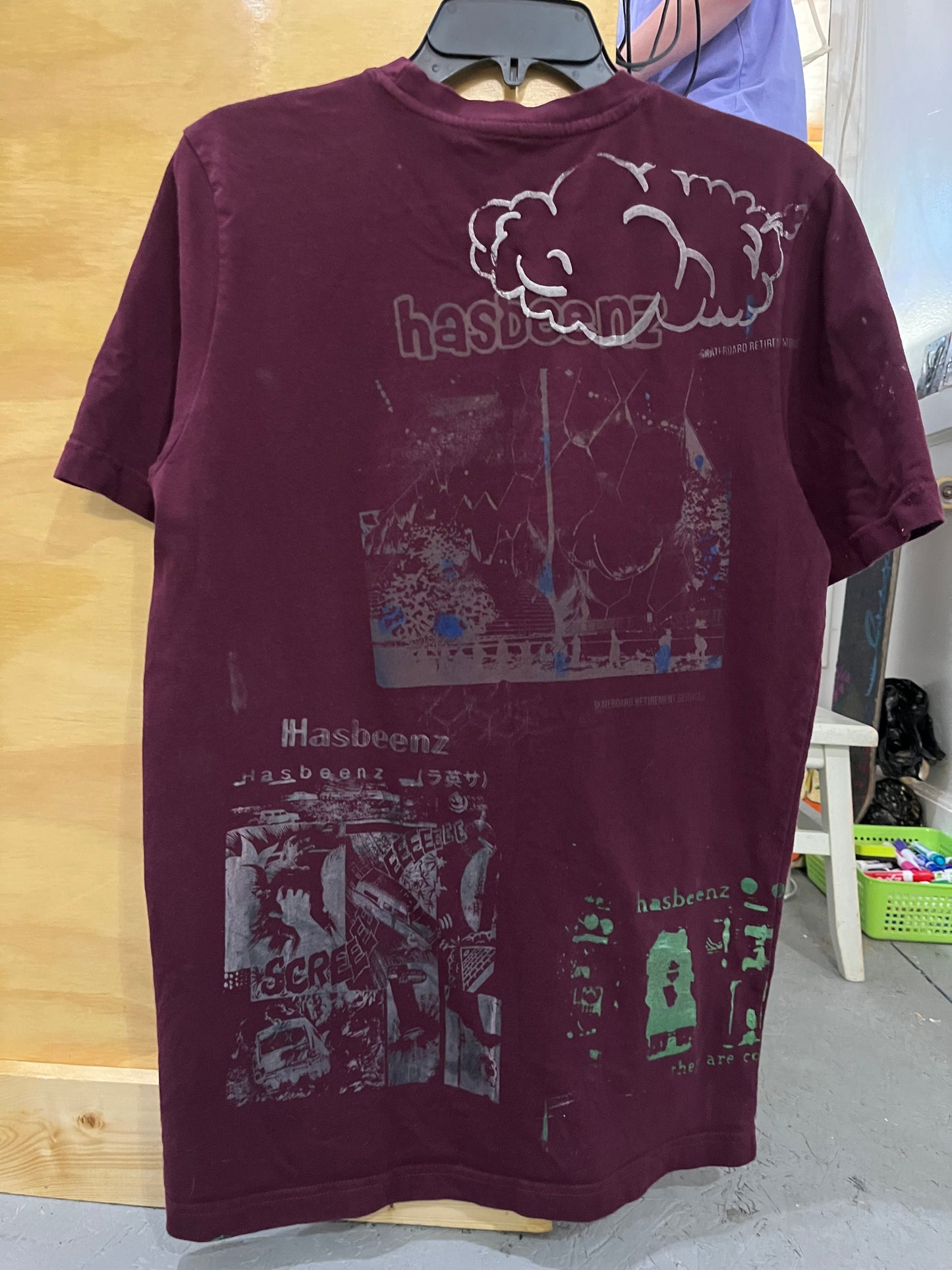 Hasbeenz x adidas upcycled Tee