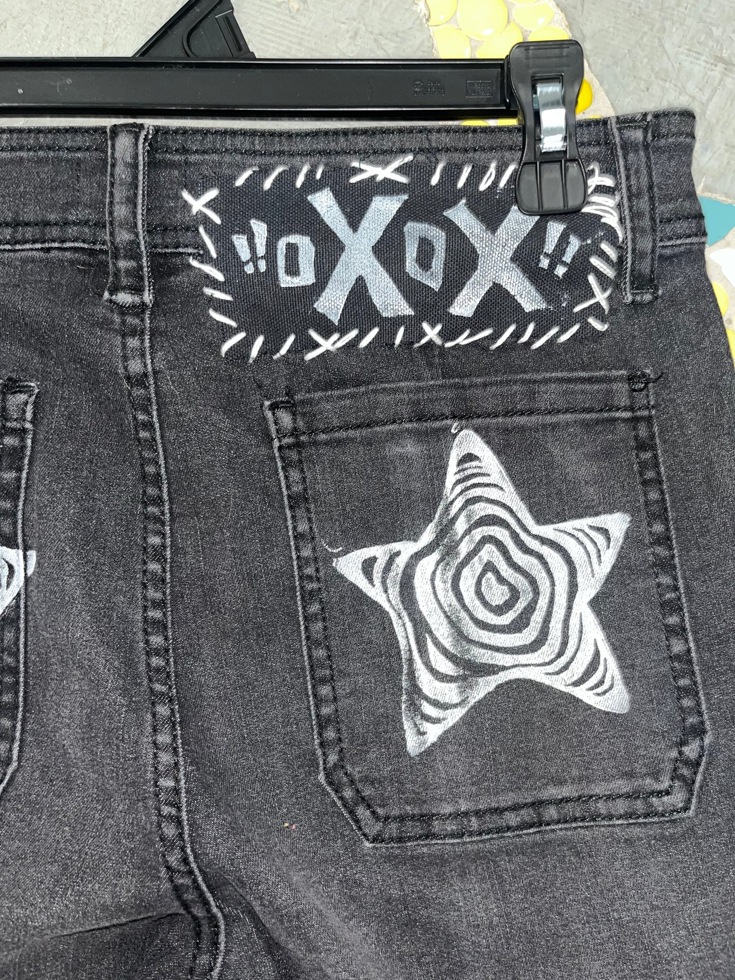 "Bleach the Clown" Custom Denim