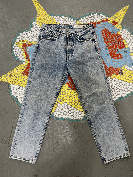 Rag and Bone acid wash denim