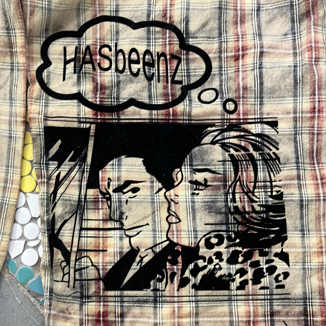 Hasbeenz custom dyed flannel