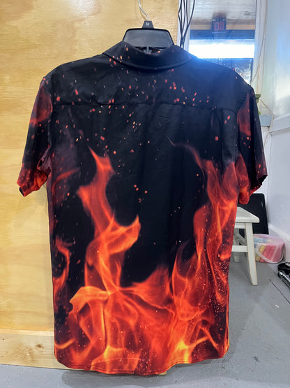 Fire S/S Button up