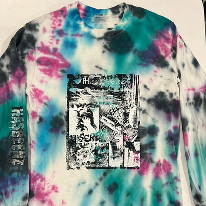 Hasbeenz Upcycled L/S Tee w/ Comic Screen Print
