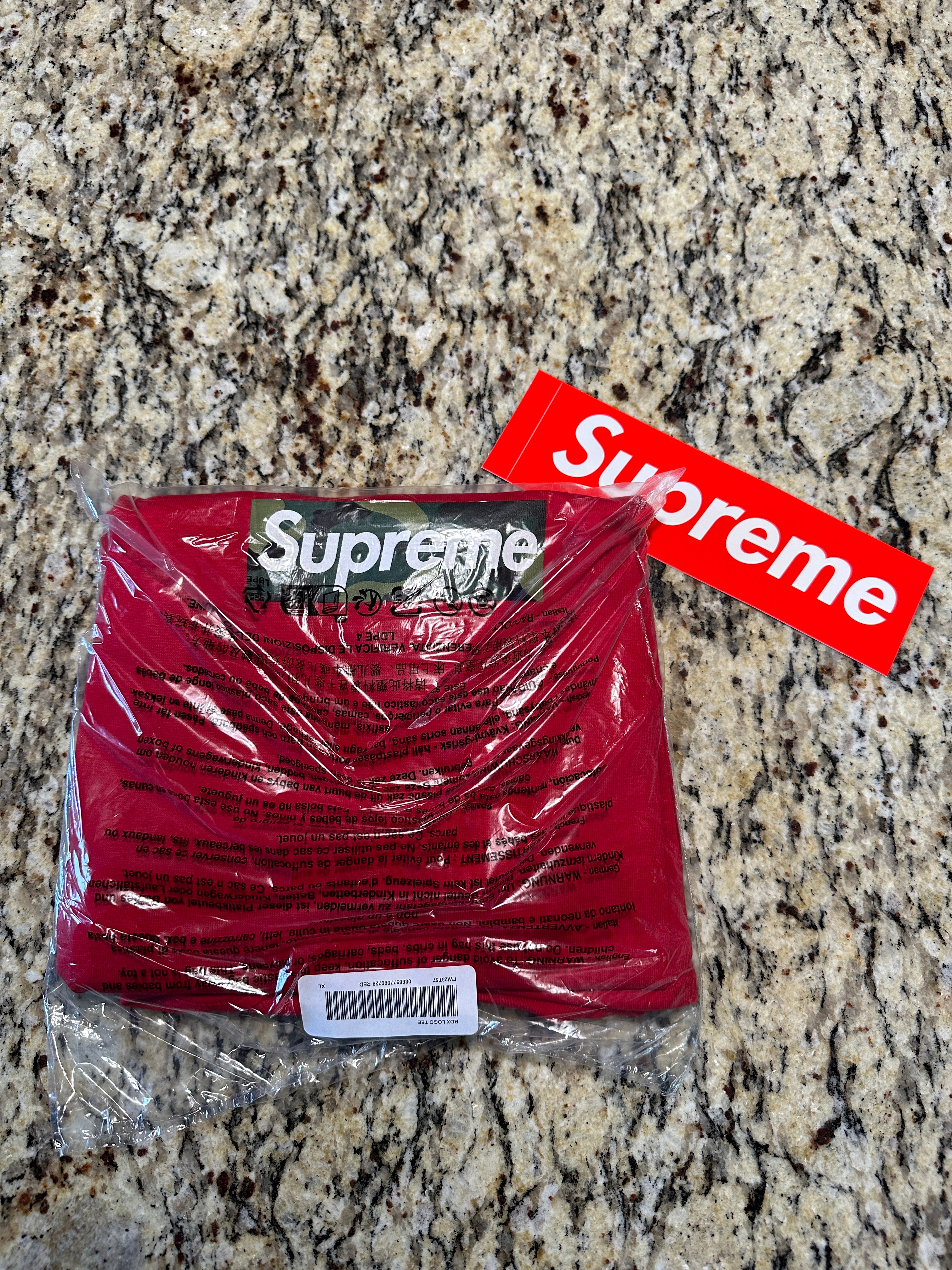 Supreme box logo on sale xl