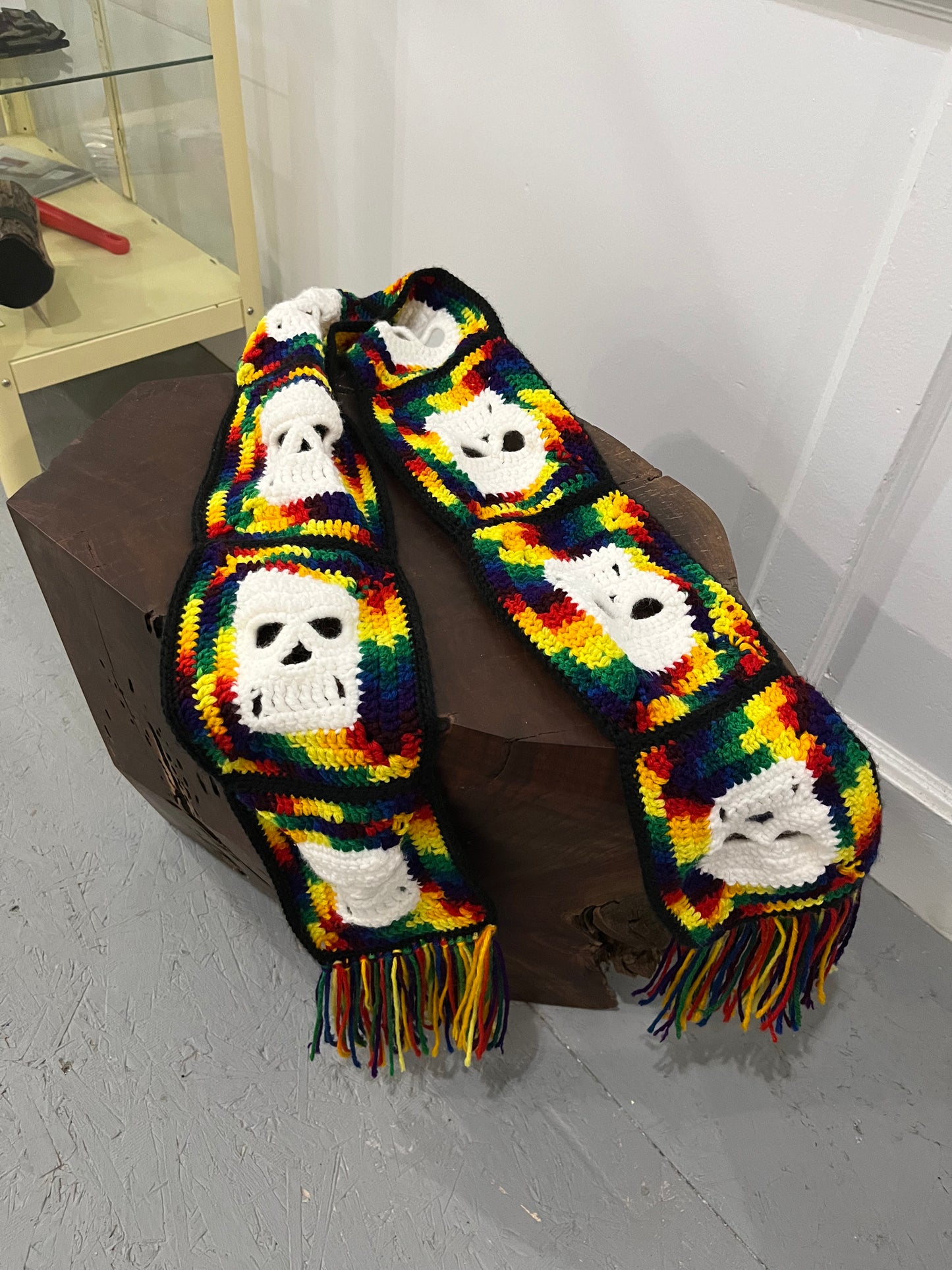 Handmade Skull Scarf